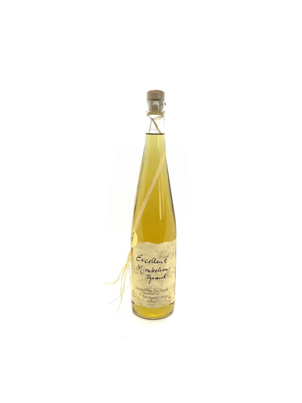 Flasche Excellent Mirabellen Brand 0,7l